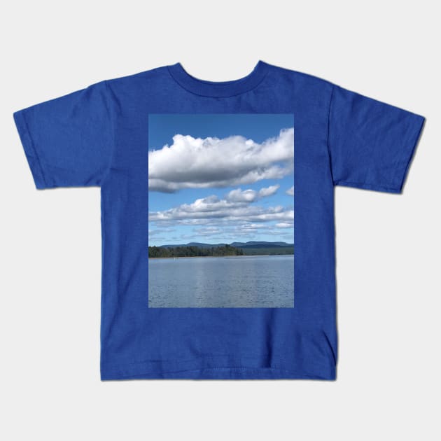 On the lake Kids T-Shirt by Skuirrelly77